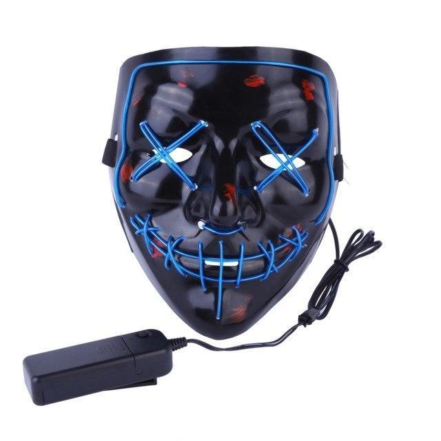 Universal Halloween LED Light Masks (HOT) - Perfenq