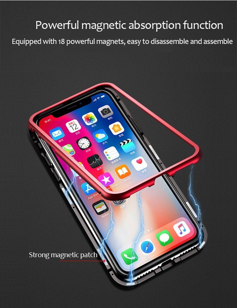 Luxury Magnetic Adsorption Case for iPhone - Perfenq