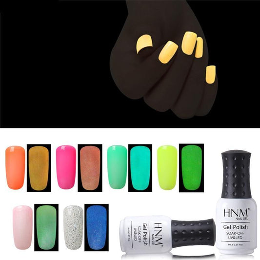 Glow in the Dark Nail Polish - Luminous Colors - Perfenq