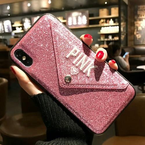 Luxury Glitter Cute iPhone Purse Case - Perfenq