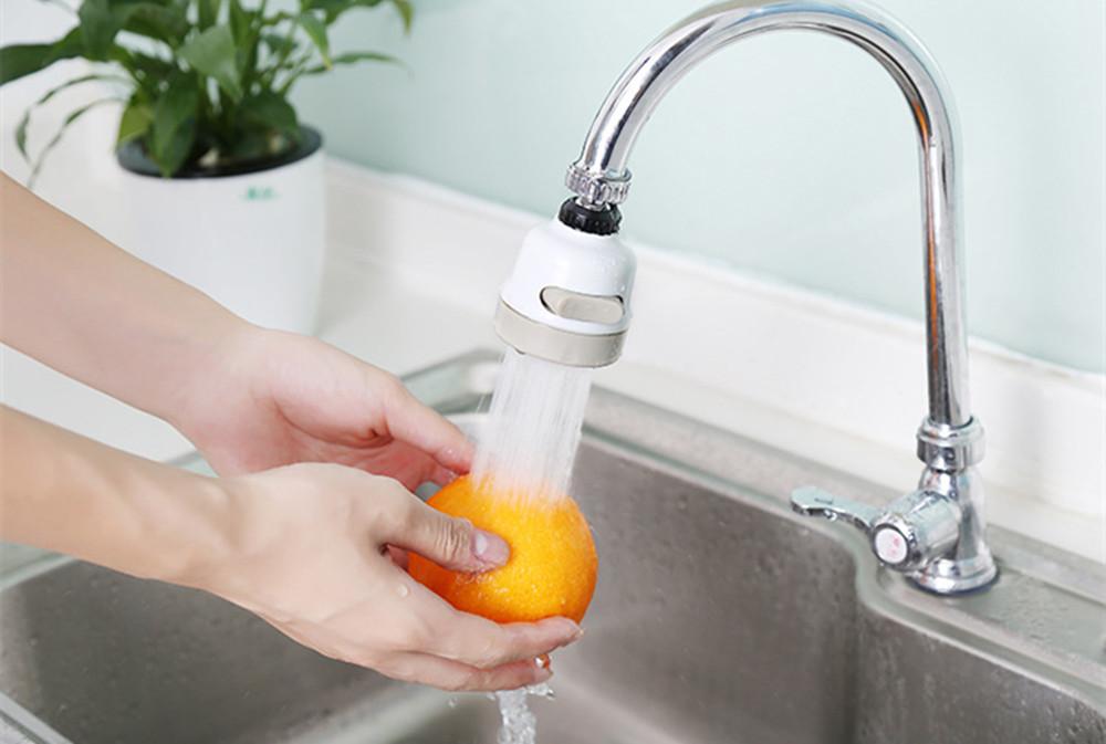 360 Degree Moveable Tap Head / Faucet - Perfenq