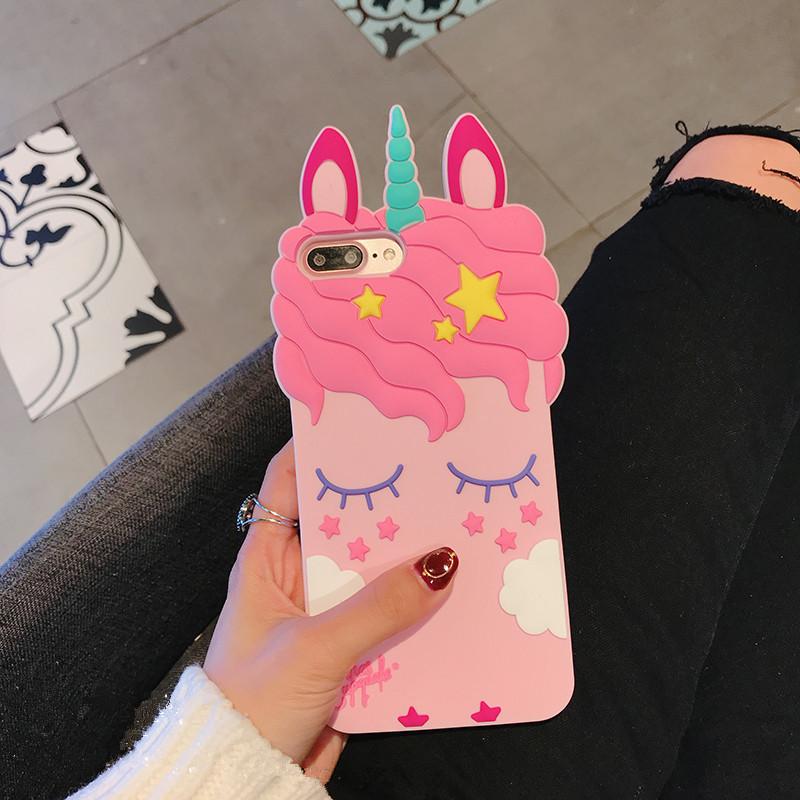 3D Unicorn Phone Case for iPhone & Samsung Galaxy Smartphones - Perfenq