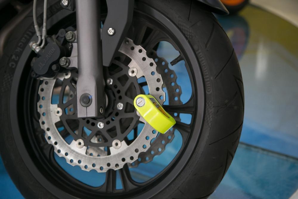 Anti Theft Disc Brake Motorbike Lock with Alarm - Perfenq