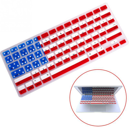 US American Flag Silicone Keyboard for Apple Macbook (Latest Variants) - Perfenq