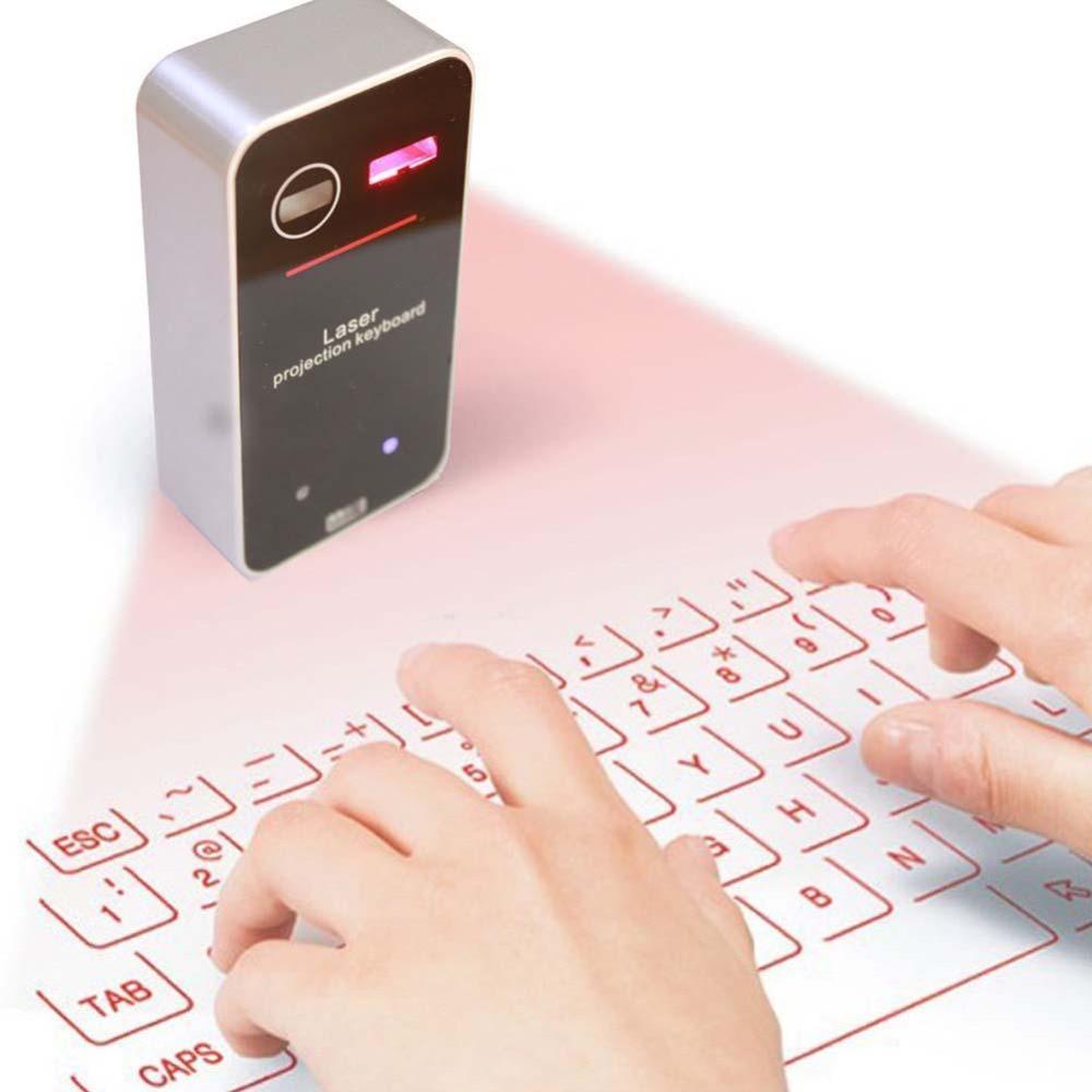 Futuristic Wireless Keyboard - Laser Projection Keyboard - Perfenq