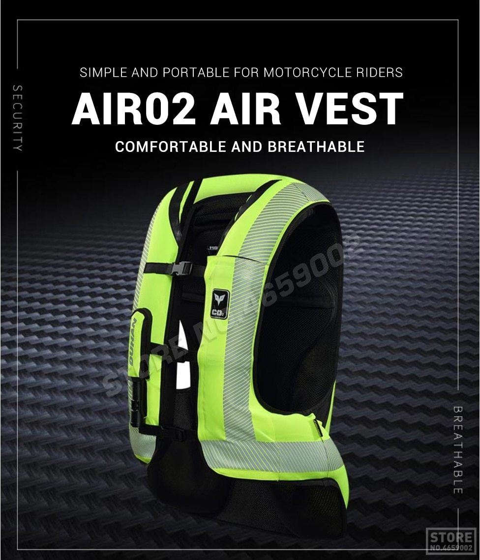 Motorcycle Air-bag Vest - Perfenq