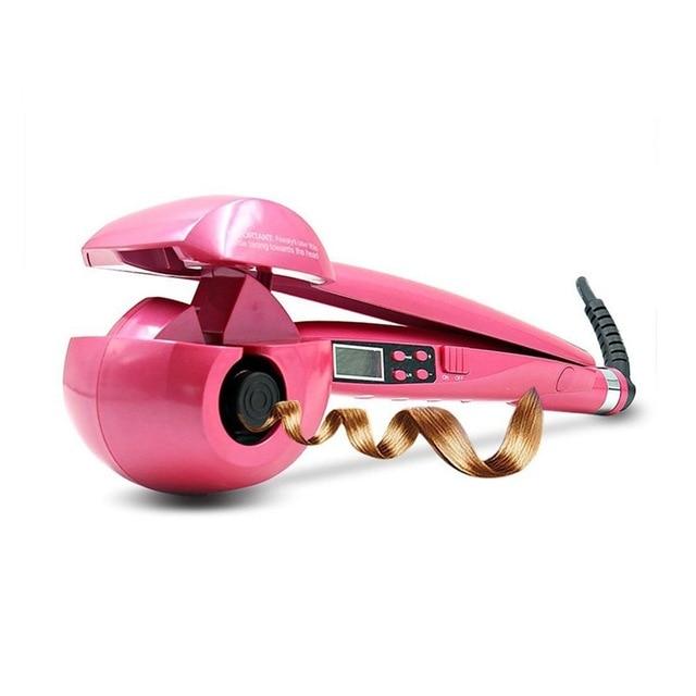 WXB Professional hair styling tools curler wand Female automatic LCD magic wrench ceramic heating care wave tool LCD display - Perfenq
