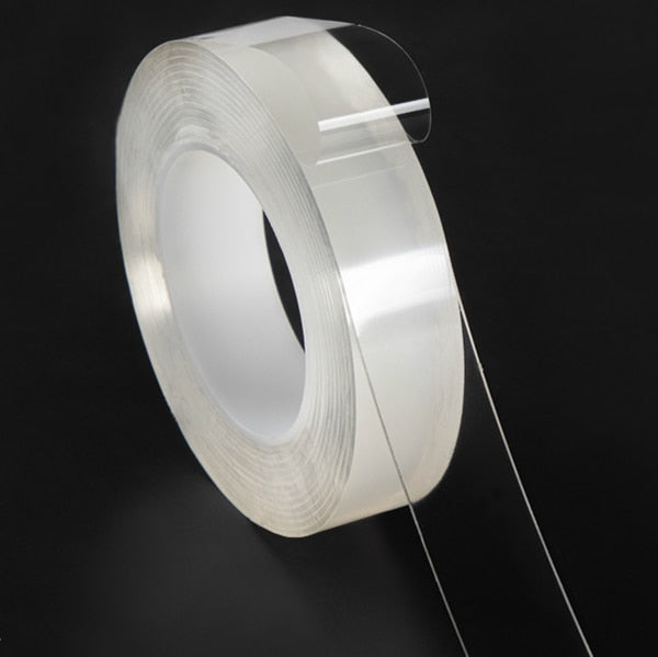 Multi-Functional Nano-Adhesive Residue-Free Transparent Super-Adhesive Tape Roll - Perfenq