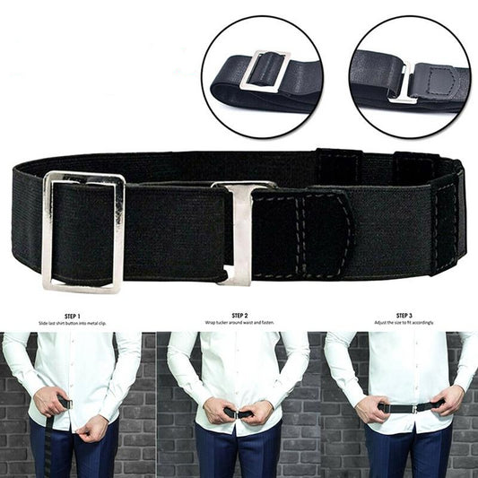 Slunk™ Easy Shirt Stay Adjustable Belt - Perfenq