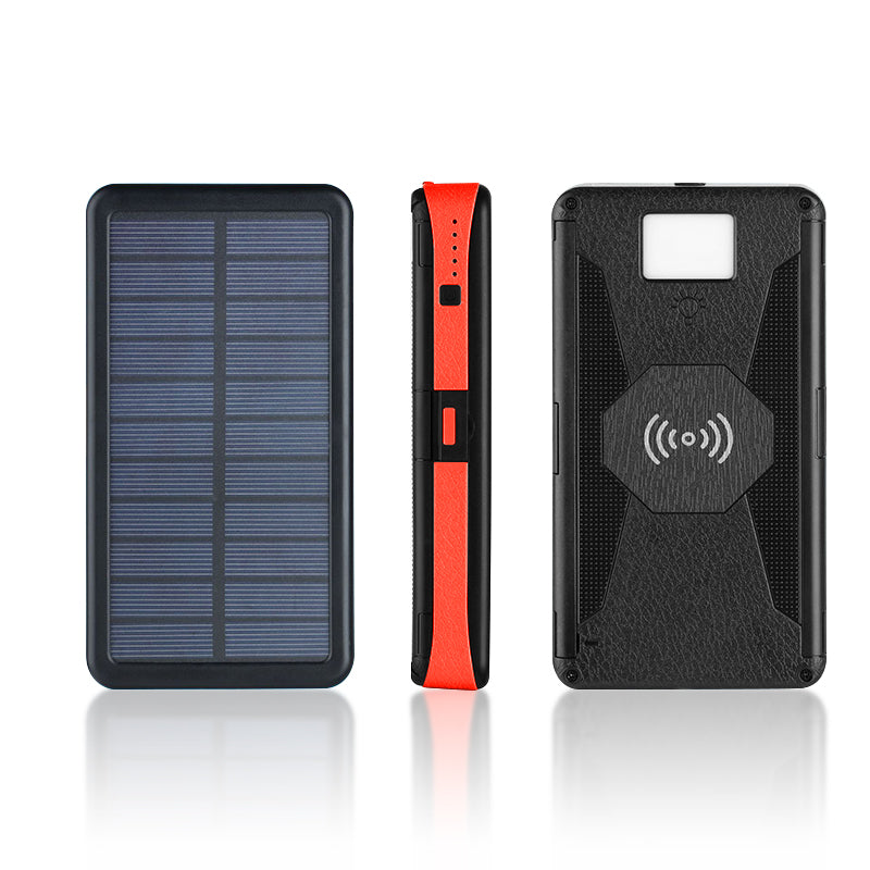 Water-Resistant Solar Wireless Powerbank 20000 mAh - Perfenq